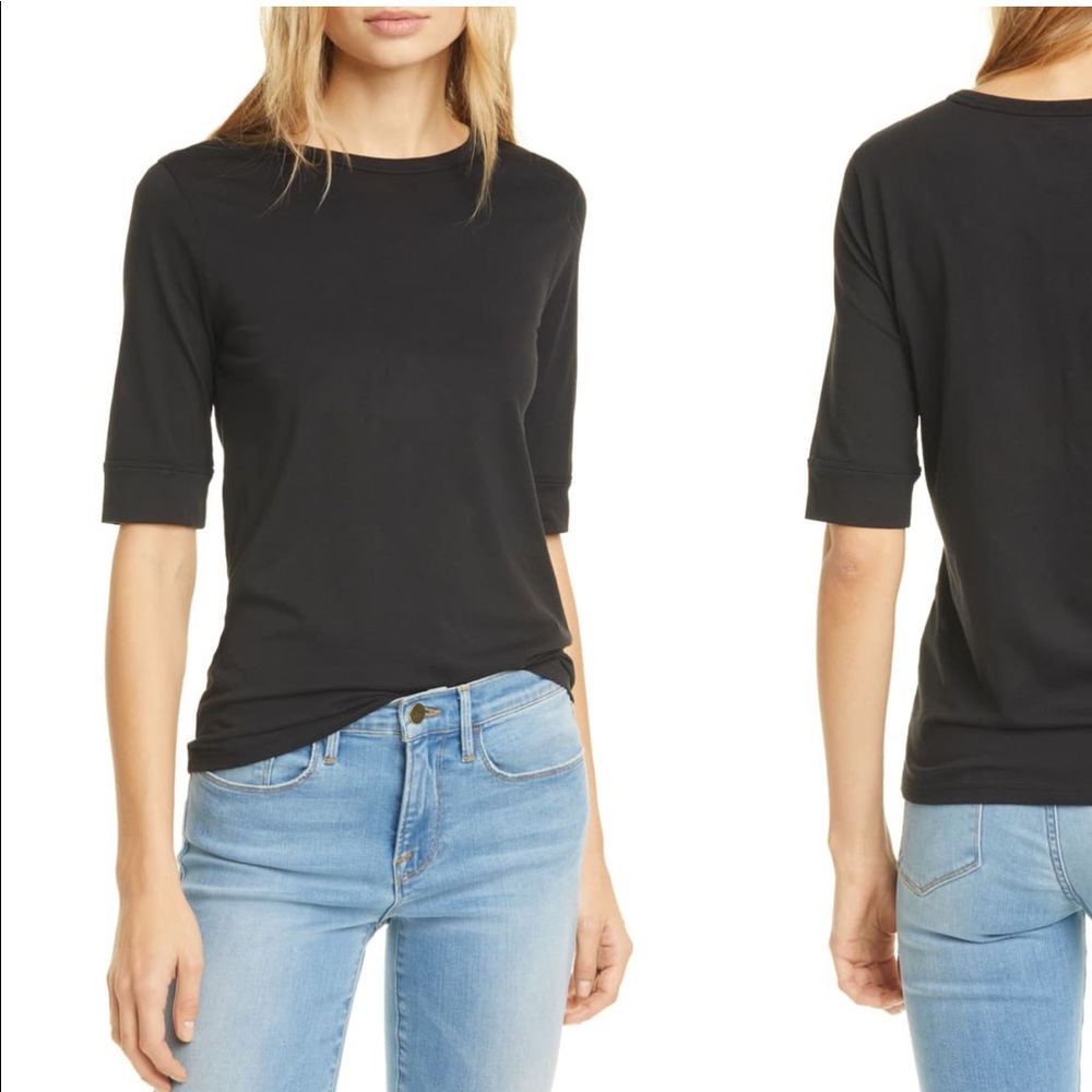 Frame Mid Rise 70’s Tee - Medium - Noir